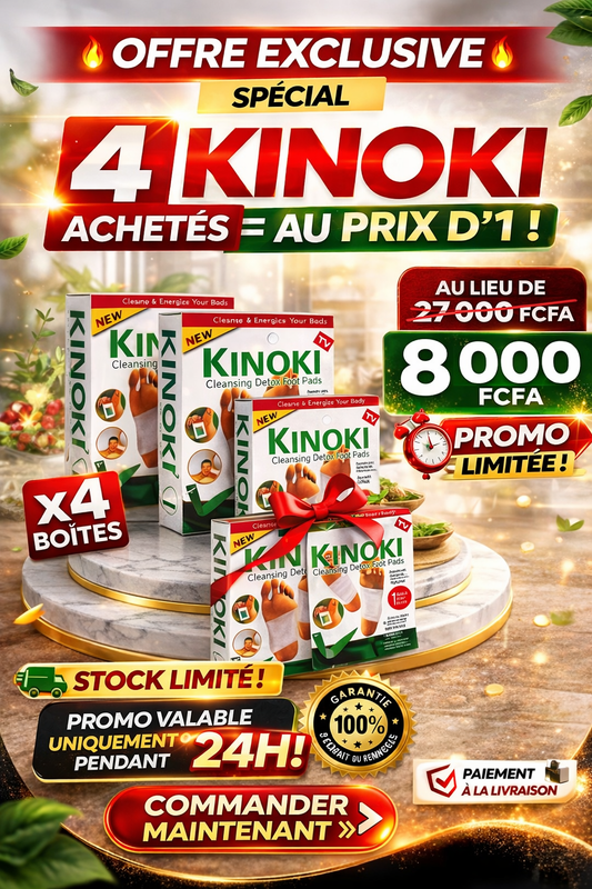 KINOKI Patch Détoxifiant Pieds : Perte de poids